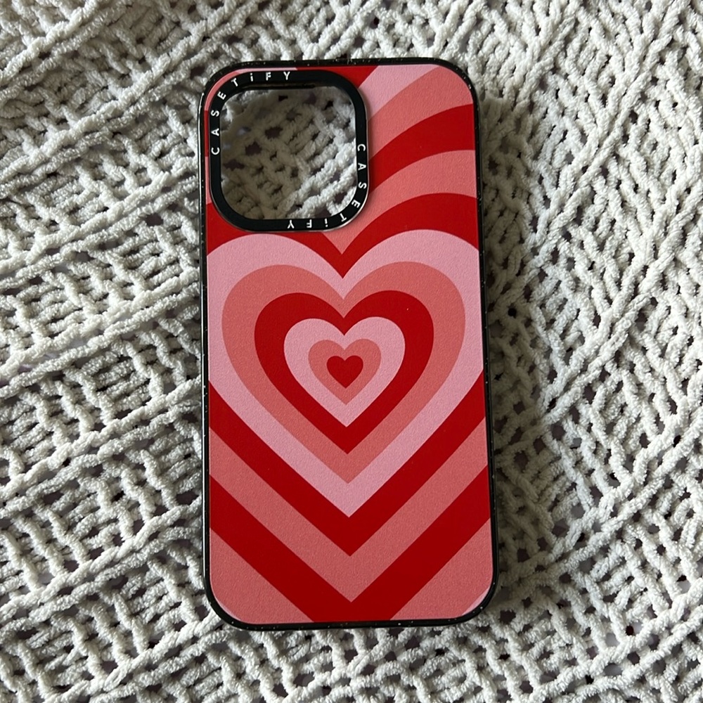 Casetify iPhone 13 Pro heart case